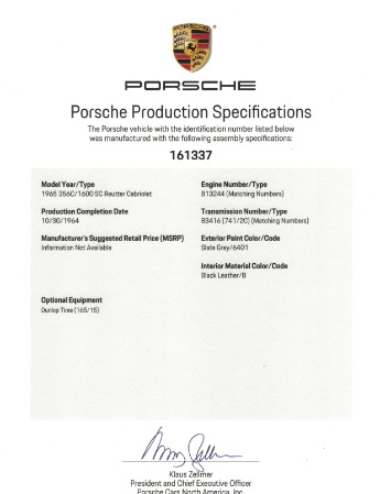 Used 1965 Porsche 356 SC  | Pinellas Park, FL n15